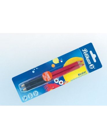 LAPIZ PELIKAN BICOLOR JUMBO BL C/2PZ       X/100