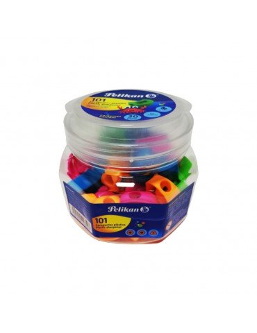 SACAPUNTAS PELIKAN 1 ORIFICIO BOTE C/30PZ 101      X/60