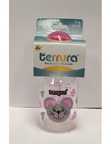 BIBERON DECORADO TERNURA 4OZ         X/24