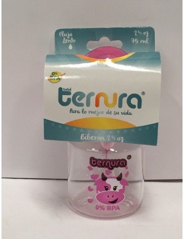 BIBERON DECORADO TERNURA 2.5OZ         X/24