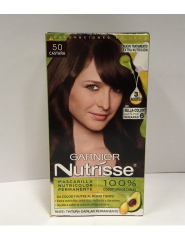 TINTE NUTRISSE  50 CASTAÑA     X/12