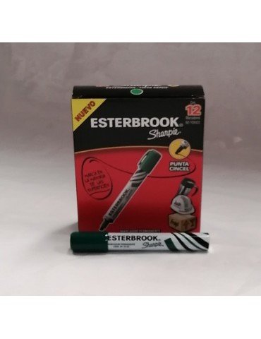 MARCADOR ESTERBROOK VERDE C/12PZ   X/12